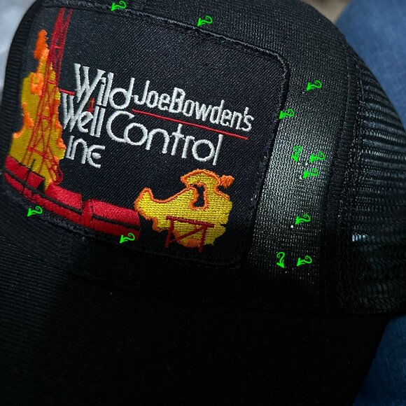 VTG Joe Bowden's Wild Well Control Snapback P Brand Hat - Picture 10 of 13